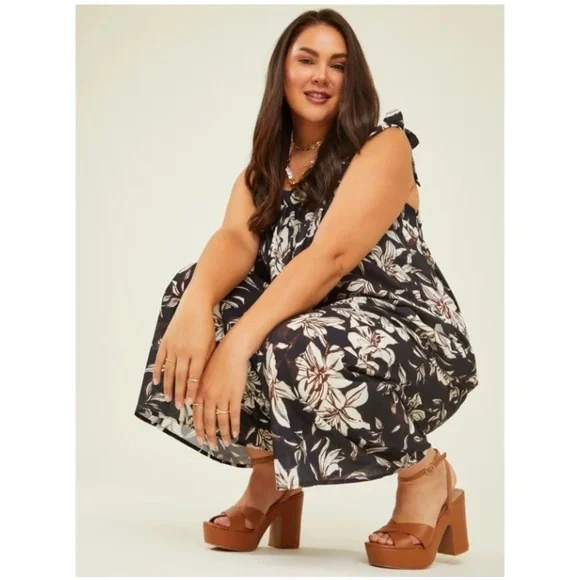 ARULA Floral Wide Leg Jumpsuit - Picture 4 of 11